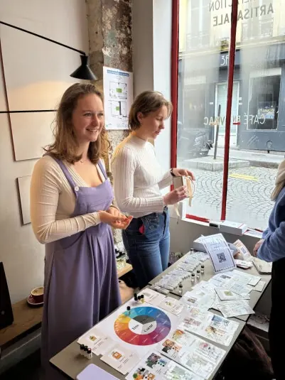Atelier olfactif, table de découverte