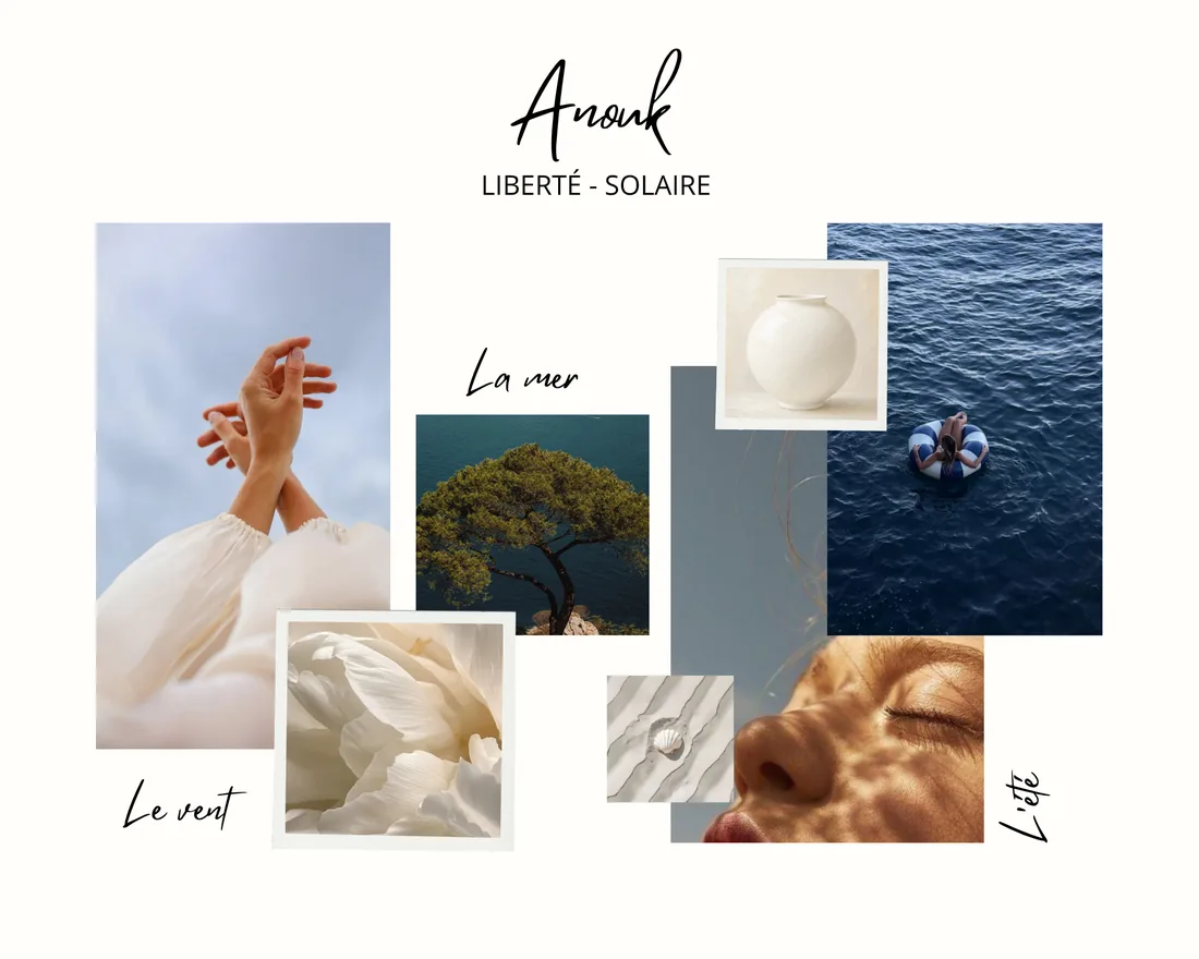 Univers olfactif Anouk, liberté, solaire